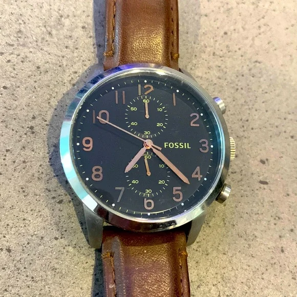 Fossil | Accessories | Mens Fossil Townsman Watch Silver  display picture 1